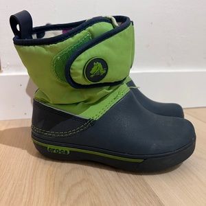 Crocs snow boots toddler size 11